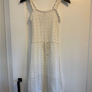 Jessica Simpson White Knit Mini Dress